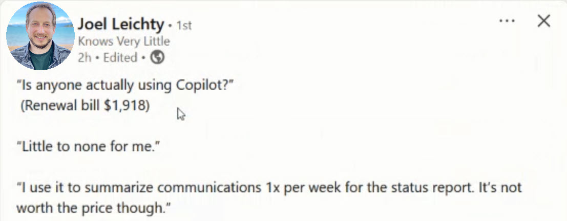 Algo-Rythm Award Winner - Joel Leichty