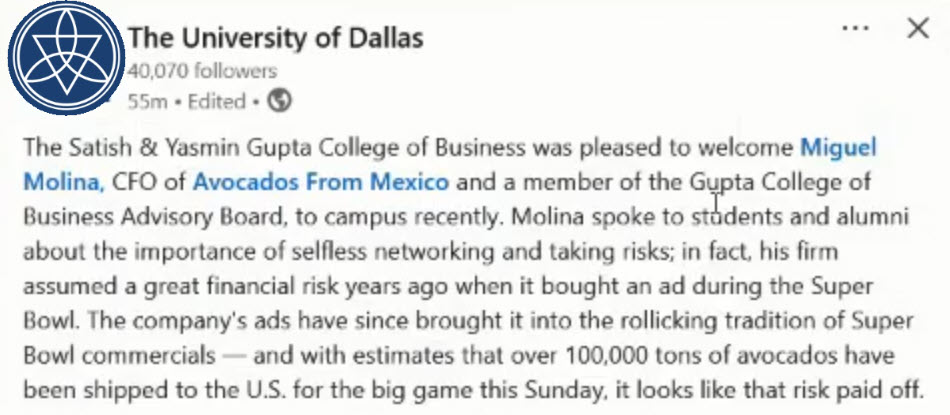 Algo-Rythm Award Winner - University of Dallas