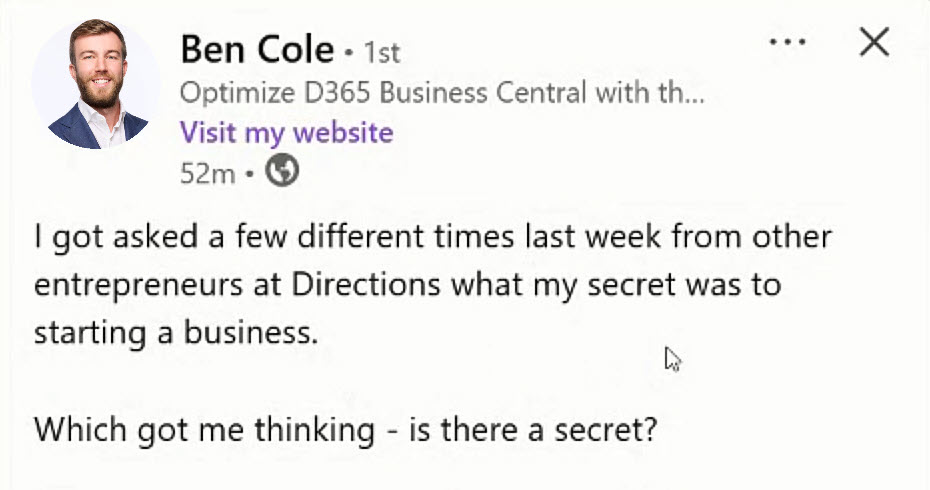 Algo-Rythm Award Winner - Ben Cole