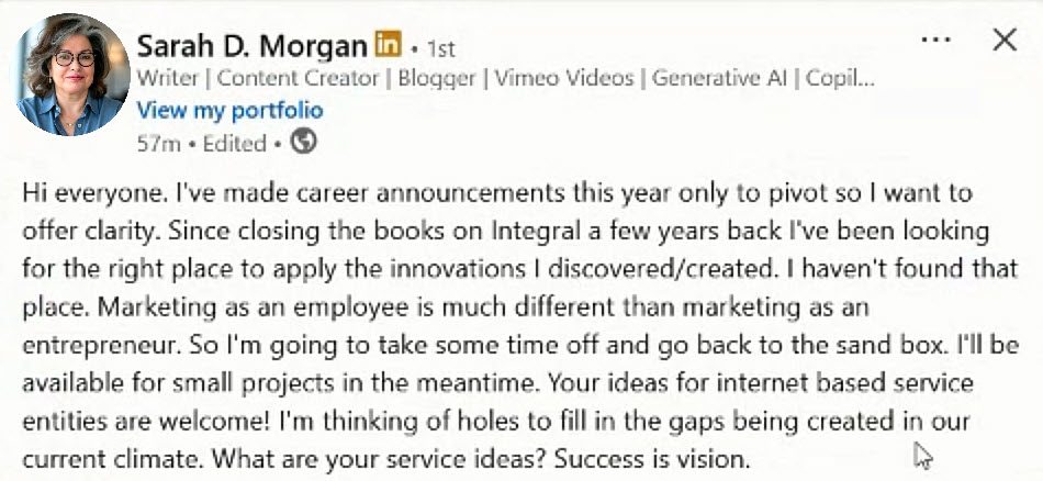 Algo-Rythm Award Winner - Sarah D. Morgan