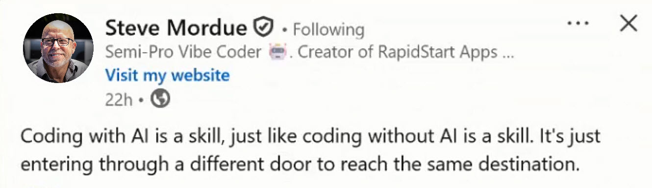 Algo-Rythm Award Winner - Steve Mordue