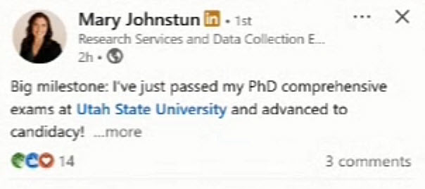 Algo-Rythm Award Winner - Mary Johnstun