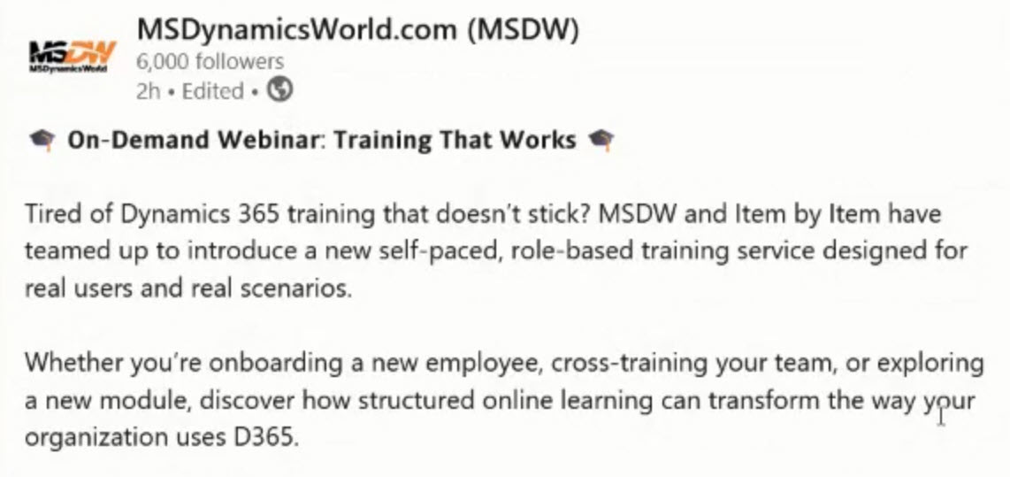 Algo-Rythm Award Winner - MSDW