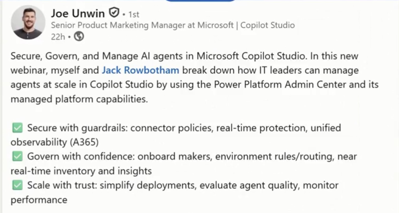 Algo-Rythm Award Winner - Joe Unwin