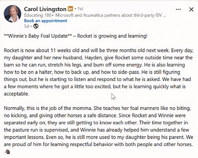 Algo-Rythm Award Winner - Carol Livingston